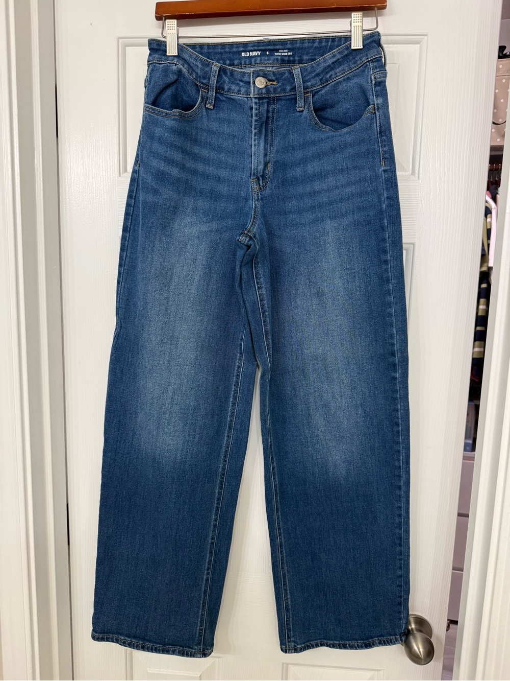 Old Navy Women’s high rise WOW wide leg Jeans - Blue